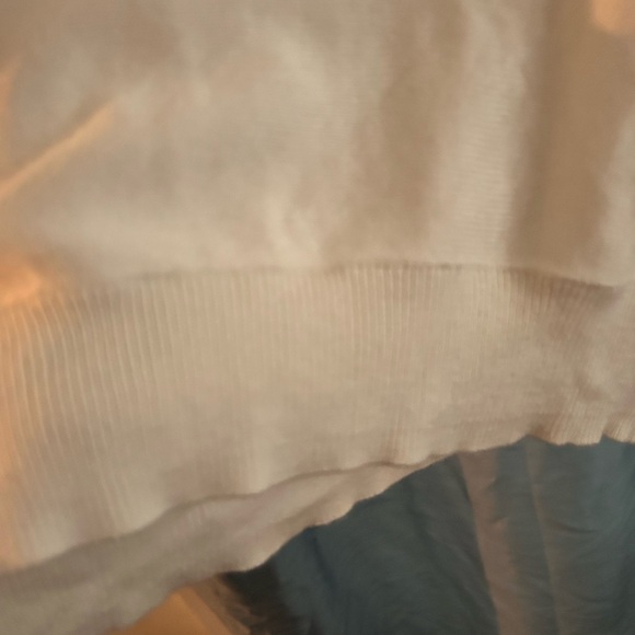 Kismet Ivory Long Sleeve Top with lace insert at back - XL - new or like new - Picture 2 of 10